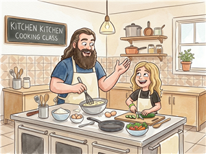 Cooking with Eric & Evan